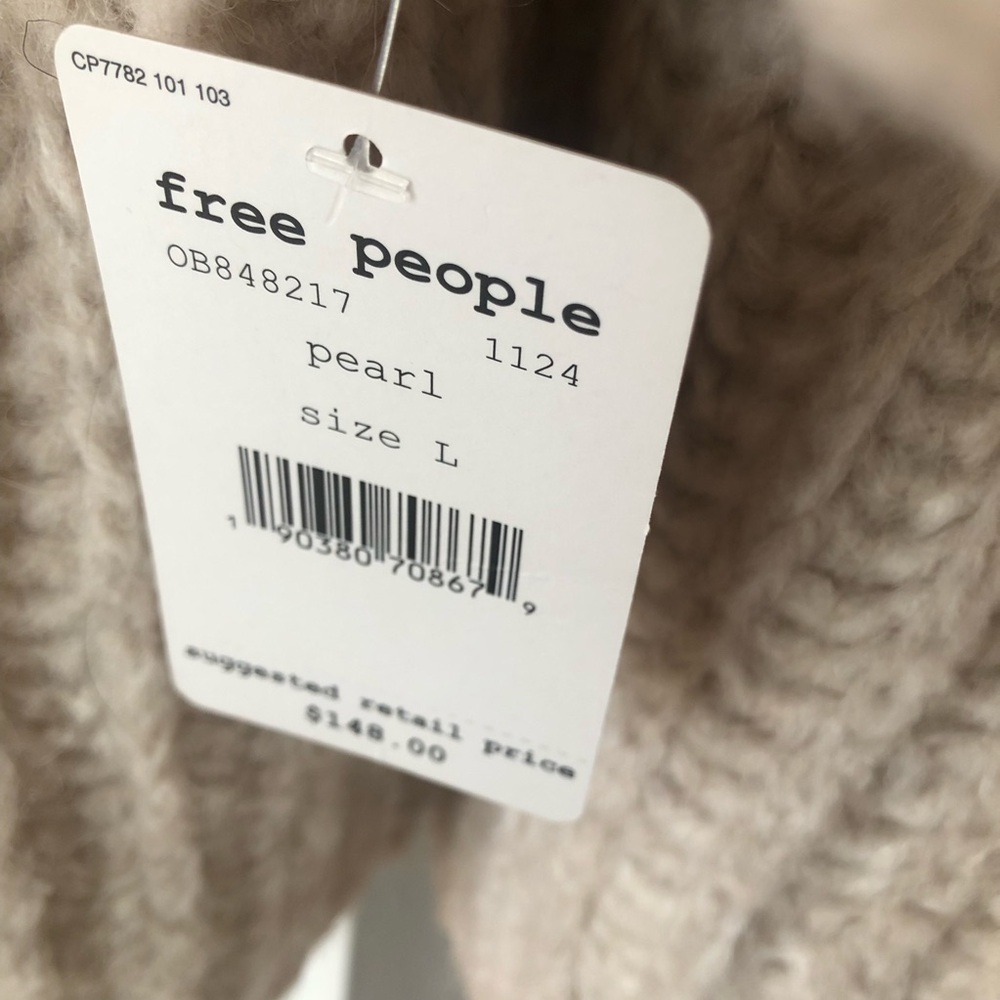 New w Tag: Free People Fluffy Fox Sweater. Size Large - Picture 8 of 15